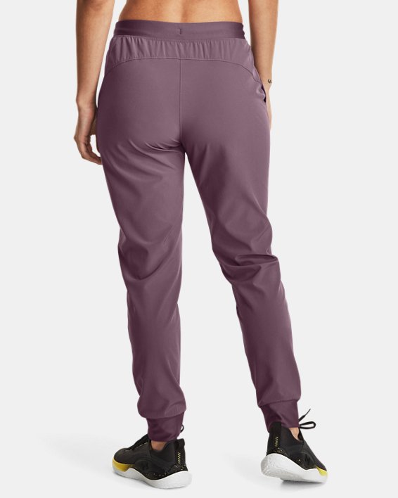 Women's UA Armour Sport Woven Pants in Purple image number 1